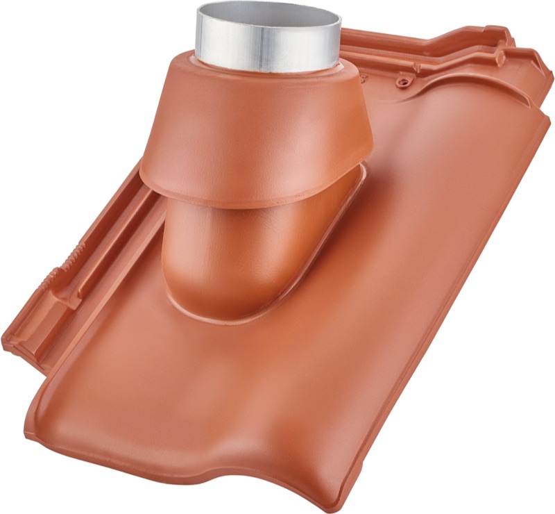 KERAMIK adapter za dimne pline (termo adapter) DN 70/110 kompleten (naklon strehe 20-40°)