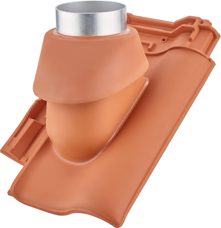 KERAMIK adapter za dimne pline (termo adapter) DN 70/110 kompleten (naklon strehe 20-40°)